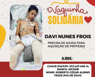 Vamos juntos ajudar o Davi!