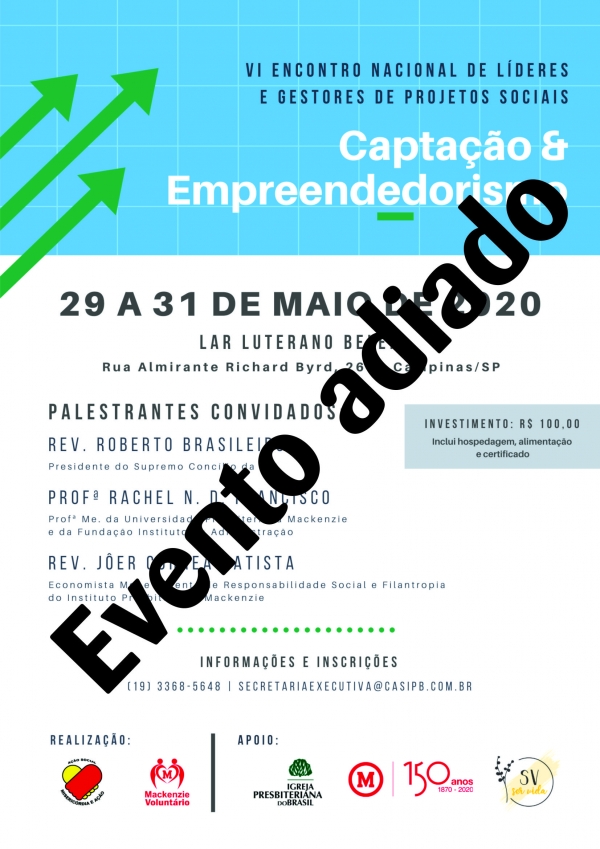 Comunicação VI Encontro de Líderes e Gestores de Projetos Sociais