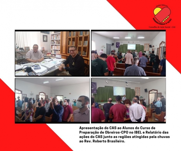 Apresentação do CAS aos Alunos do Curso CPO no IBEL